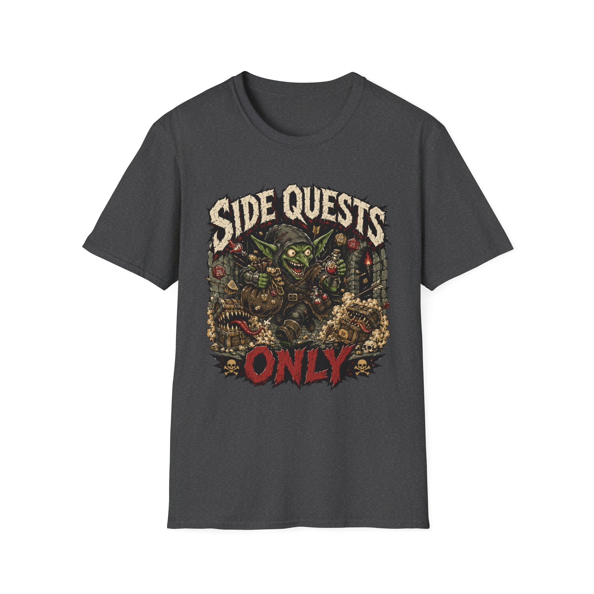 Side Quests Only T-Shirt