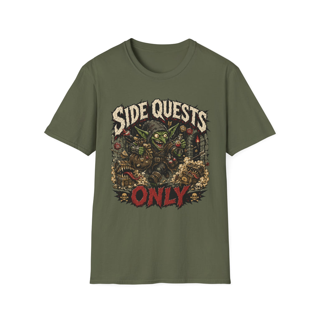 Side Quests Only T-Shirt