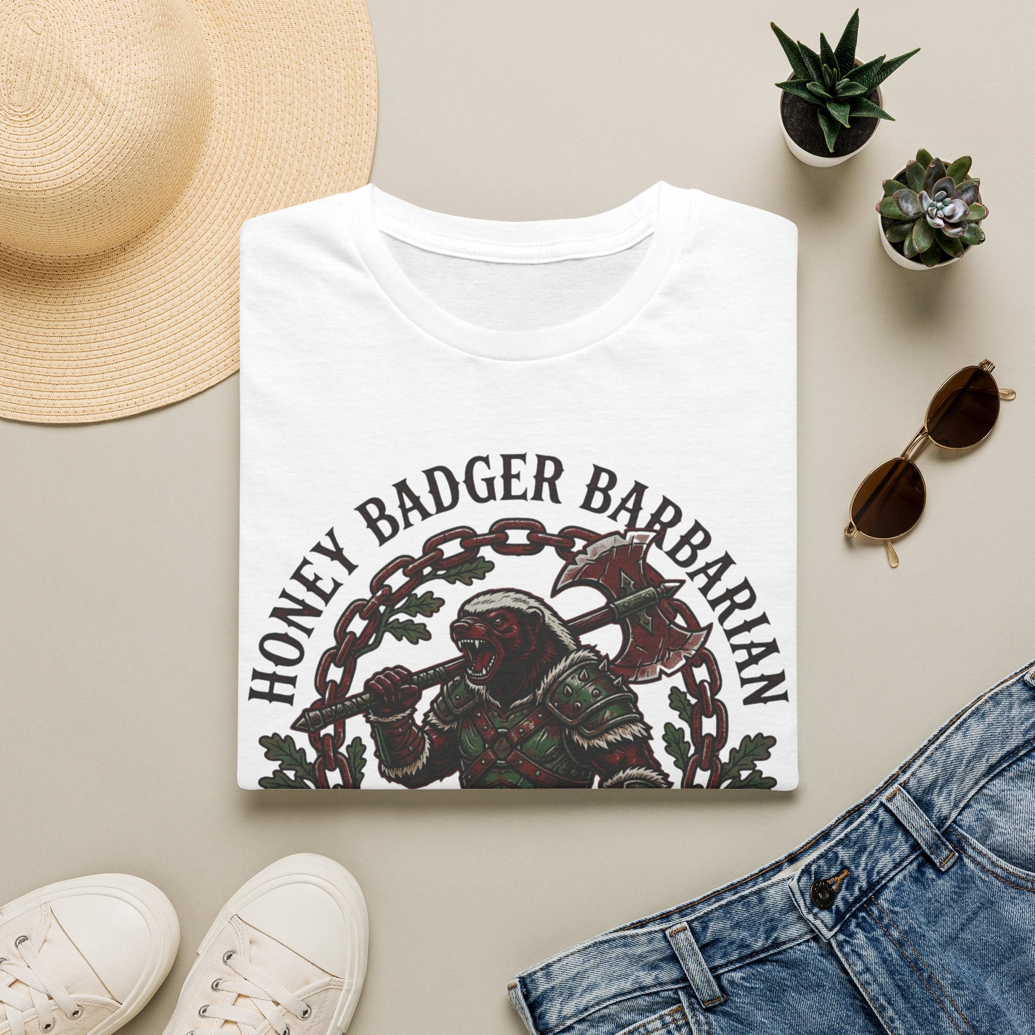 Honey Badger Barbarian T-Shirt