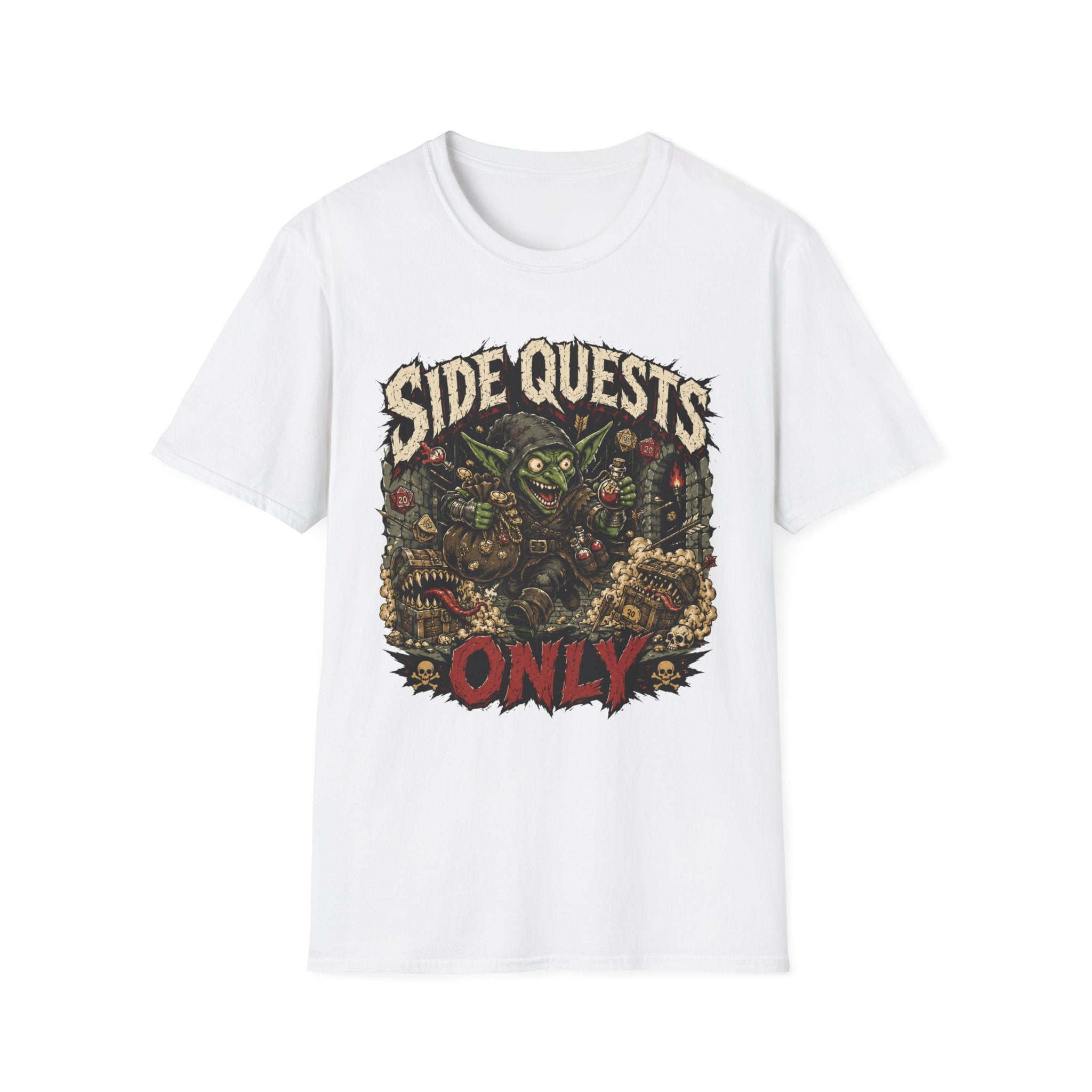 Side Quests Only T-Shirt