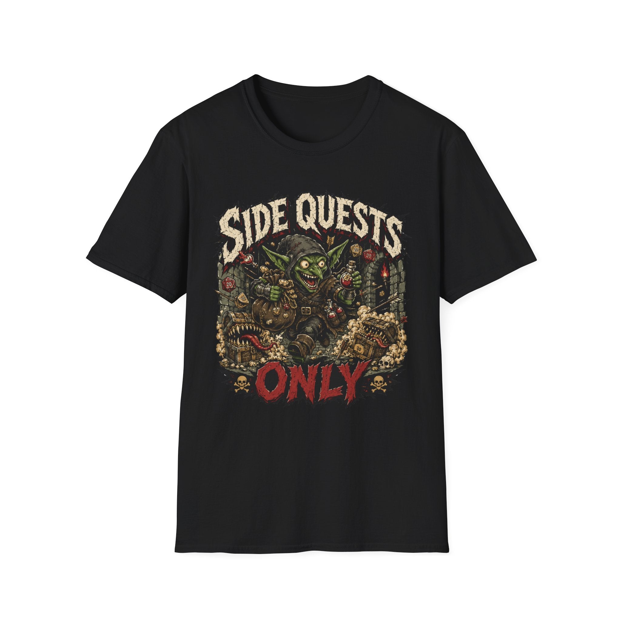 Side Quests Only T-Shirt